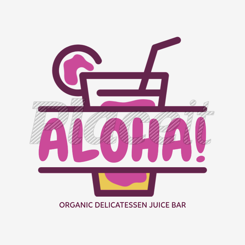 Placeit Online Logo Maker For A Juice Bar With Tropical Graphics